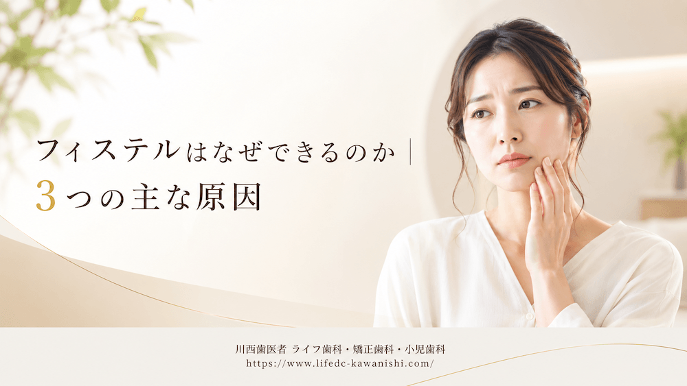フィステルはなぜできるのか|3つの主な原因