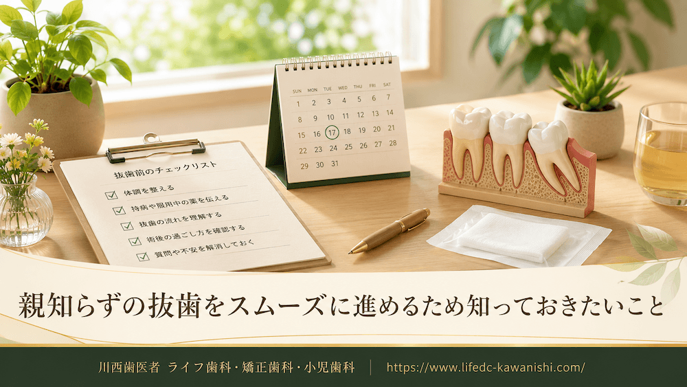親知らずの抜歯をスムーズに進めるため知っておきたいこと