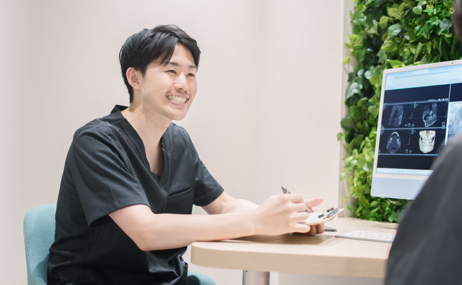 川西歯医者 ライフ歯科・矯正歯科・小児歯科 カウンセリング風景